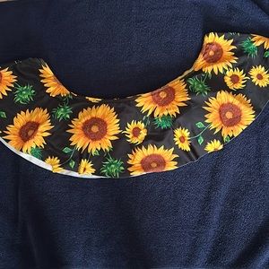 Bathing suit sunflower top.